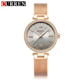 CURREN 9011 Watch Women Casual Fashion Quartz Wristwatches Crystal Design Ladies Gift relogio feminino